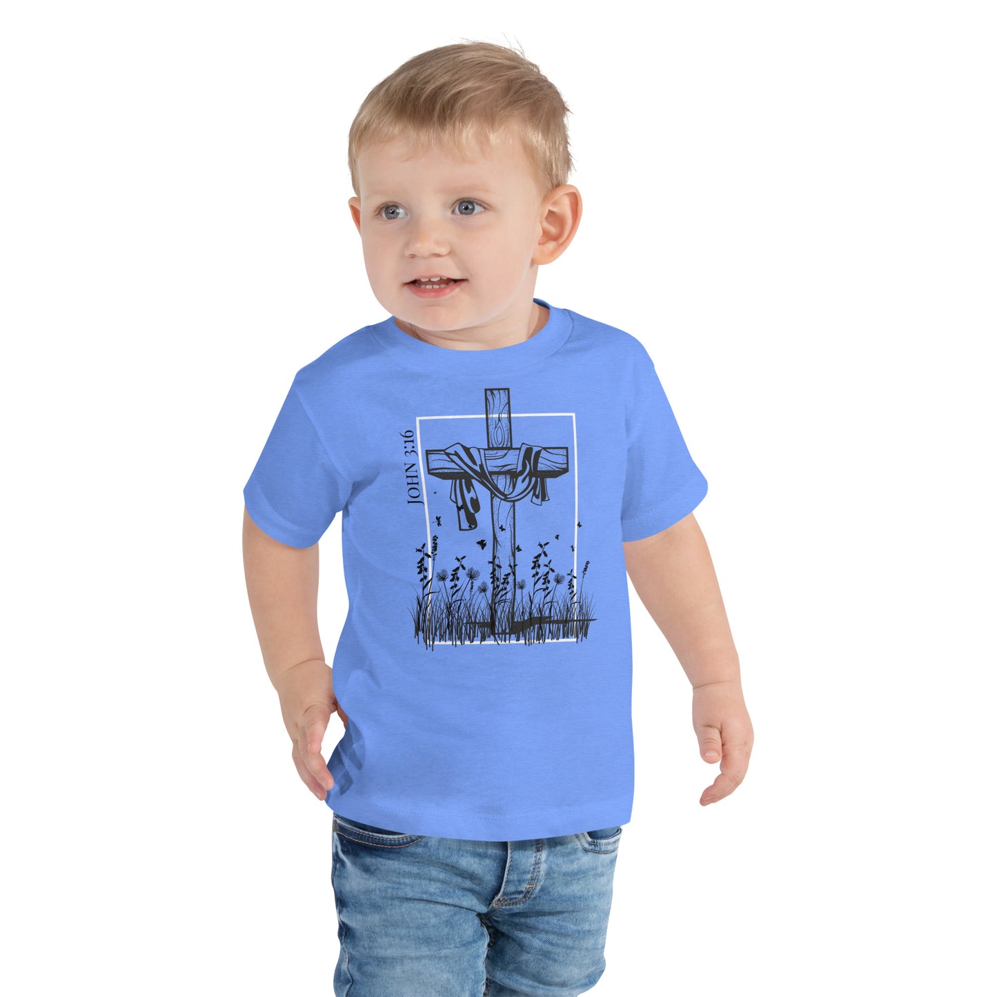 Toddler For God so Loved Tee