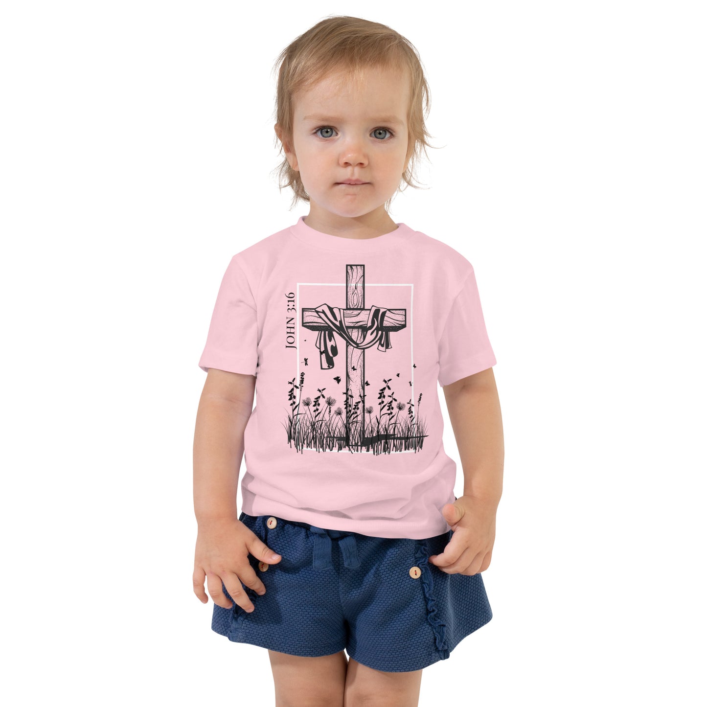Toddler For God so Loved Tee