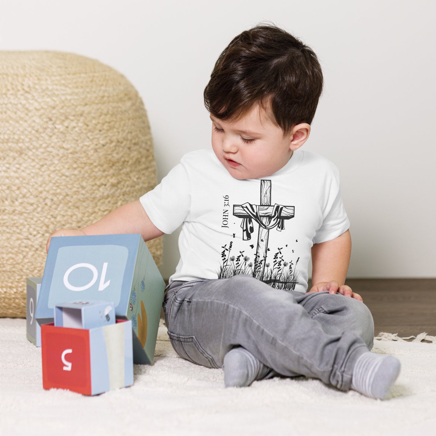 Toddler For God so Loved Tee